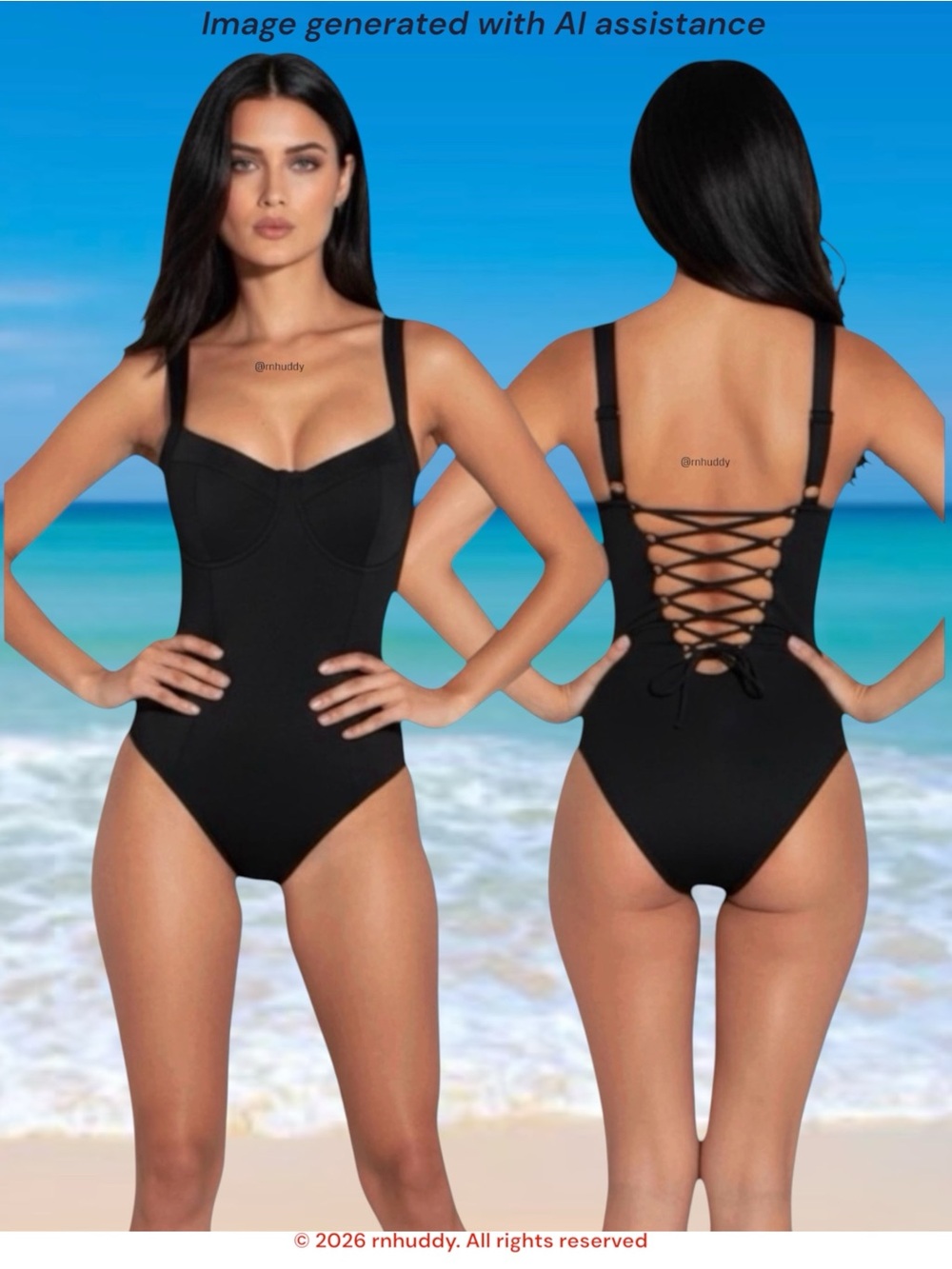 NWT Ta3 S cup B/C black LIFTY regular/long swimsuit